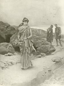Perikles. Akt IV, scen I (gravyr) av Felix Octavius Carr Darley