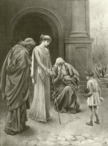 Titus Andronicus. Akt IV-Scen I (gravyr) av Felix Octavius Carr Darley