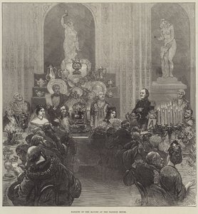 Borgmästarnas bankett på Mansion House av Felix Regamey