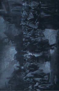 Från västfronten. Efter slaget, illustration från Hindenburg utgiven av Daterlandischer Derlag C U Weller Berlin av Felix Schwormstadt