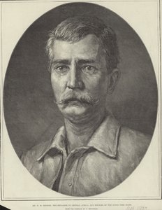 Henry Morton Stanley (gravyr) av Felix Stone (after) Moscheles