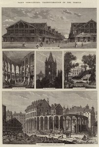 Paris rivningar, omvandling av templet