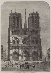 Restaurering av Notre Dame, Paris, västra fasaden