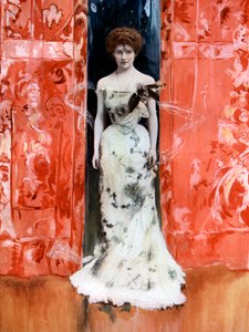 Jessie Bateman i The Man From Blankleys, c1902. av Fellows Willson