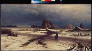 Degel (tina) - Peinture de Fyodor Vasilyev (Feodor Alexandrovich, Fiodor Alexandrovitch Vassiliev (1850-1873), huile sur toile