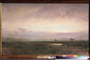 Matin (morgon) - Peinture de Fyodor Vasilyev (Feodor Alexandrovich, Fiodor Alexandrovitch Vassiliev (1850-1873), huile sur toile