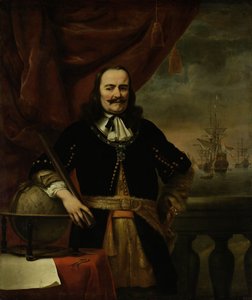 Amirallöjtnant Michiel de Ruyter av Ferdinand Bol