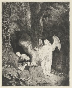 Erbjudande van Gideon av Ferdinand Bol