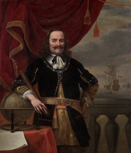 Porträtt av Michiel de Ruyter (1607-1676) av Ferdinand Bol