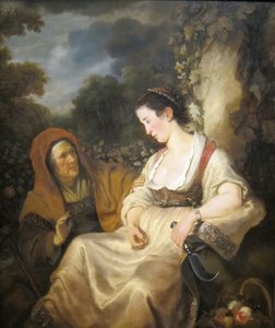 Vertumnus och Pomona av Ferdinand Bol