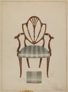 Fåtölj av Ferdinand Cartier