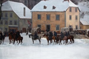 Bourbaki-Panorama von Ferdinand & Castres Edouard (1838-1902) Hodler