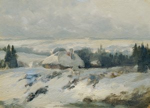 Bohemian-Moravian Highlands (från portföljen "16 vyer av tjeckiska landskap 