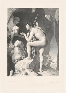 Oidipus av Ferdinand Gaillard, after Jean Auguste Dominique Ingres