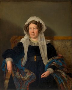 Josefine Schwartz von Mohrenstern, född vicomtesse Goupy de Quabeck av Ferdinand Georg Waldmüller