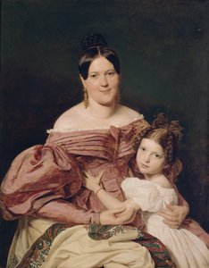Mor och barn av Ferdinand Georg Waldmüller
