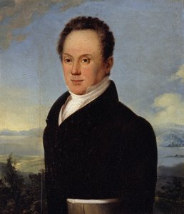 Porträtt av Janos von Szallopek av Ferdinand Georg Waldmüller