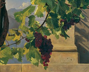 Hängande druvor av Ferdinand Georg Waldmüller
