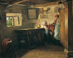 Den gamla lådan av Ferdinand Georg Waldmuller