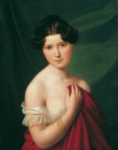 Hovskådespelerskan Sophie Müller av Ferdinand Georg Waldmuller