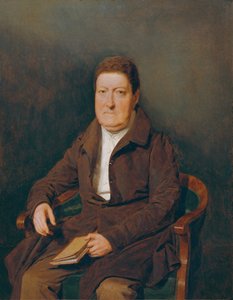 Herr Wohlleben, bror till Wiens borgmästare Stephan Edler von Wohlleben av Ferdinand Georg Waldmuller