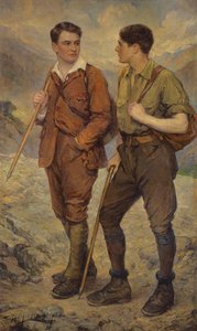 Highland Walk av Ferdinand George Lemmers