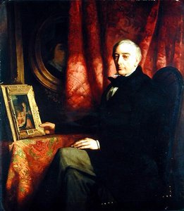 Porträtt av konstsamlaren Nicolaus Hudtwalcker, 1852