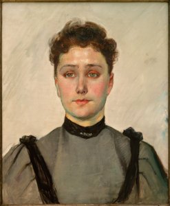 Porträtt av en ung kvinna av Ferdinand Hodler