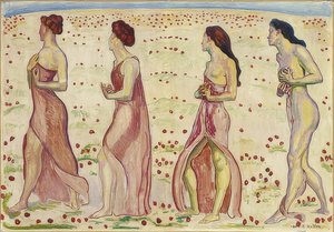 Känslan. 1909/11 av Ferdinand Hodler