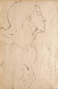 Studie för "Feeling I", 1901 av Ferdinand Hodler