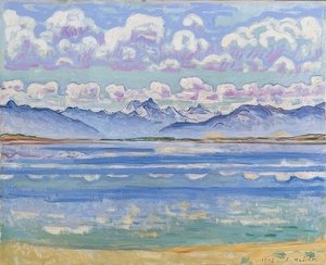 Weisshorn sett från Montana. 1915 av Ferdinand Hodler
