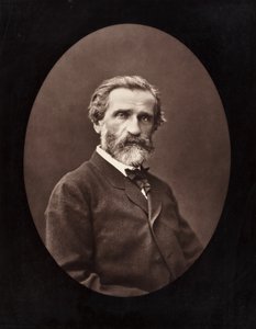 Giuseppe Verdi italiensk kompositör, 1813-1901, ca. 1872.