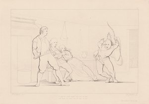 En form har rusat bland dem från mörkret av Ferdinand Joubert, after George Elgar Hicks