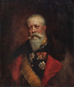 Porträtt av storhertig Fredrik I av Baden 1826-1907.
