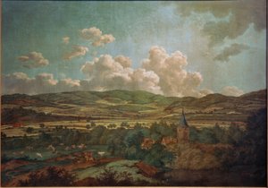 Utsikt från Aschaffenburg till Goldbach