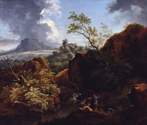 Landskap vid Neckar av Ferdinand Kobell