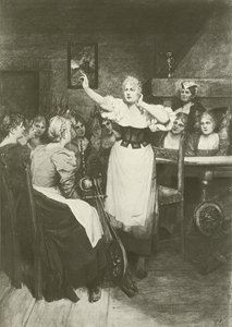 Den flygande holländaren, akt II scen i (gravyr)