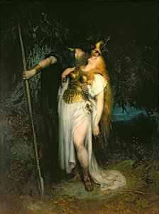 Wotan tar farväl av Brunhilde, 1908