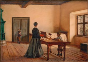 Konstnärens sovrum av Ferdinand Mallitsch