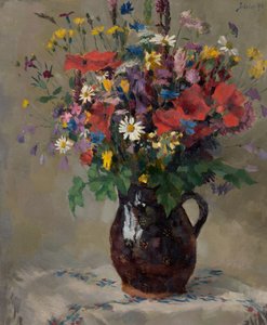 Ängsblommor i kanna av Ferdinand Matthias Zerlacher