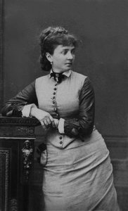 Mrs Henriette Petit de Verissey, foto av Mulnier under världsutställningen i Paris 1867