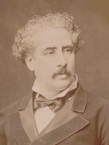 Porträtt av kompositören Olivier Métra 1830-1889, 1870.