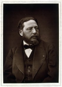 porträtt av Jules Breton (1827-1906) (s/v foto) av Ferdinand Mulnier