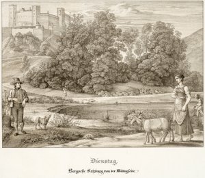 Tisdag: Salzburgs slott sett från söder