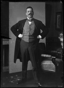Bild på Charles Wittgenstein (1847-1913) av Ferdinand Schmutzer