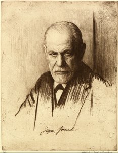 Porträtt av Sigmund Freud 1856-1939, 1926