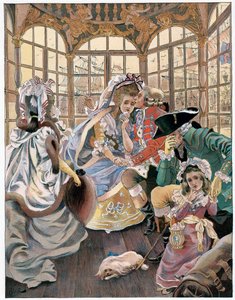 Emigrationen under revolutionen, 1700-talet, c1880-1950. av Ferdinand Sigismund Bac