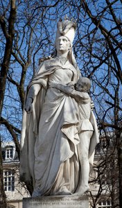 Staty av Margareta av Anjou (marmor) av Ferdinand Taulet