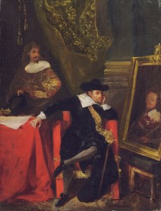 Cromwell vid Windsor Castle, 1828 av Ferdinand Victor Eugene Delacroix