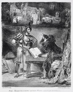 Första mötet mellan Faust och Mephistopheles: `Why all this Noise